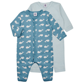 textil Barn Pyjamas/nattlinne Petit Bateau A06XB00 X2 Flerfärgad