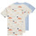 textil Pojkar T-shirts Petit Bateau A071400 X3 Flerfärgad