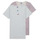 textil Flickor T-shirts Petit Bateau A07A700 X2 Flerfärgad