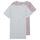 textil Flickor T-shirts Petit Bateau A07A700 X2 Flerfärgad