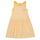 textil Flickor Korta klänningar Petit Bateau FLAVY Vit / Gul