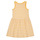 textil Flickor Korta klänningar Petit Bateau FLAVY Vit / Gul