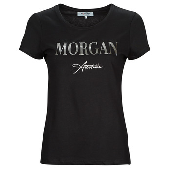 textil Dam T-shirts Morgan DATTI Svart
