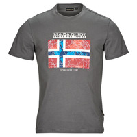 textil Herr T-shirts Napapijri GUIRO Grå / Mörk