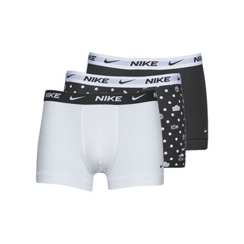Underkläder Herr Boxershorts Nike EVERYDAY COTTON STRETCH X3 Svart / Vit / Svart