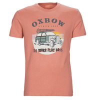 textil Herr T-shirts Oxbow P1TONKY Rosa