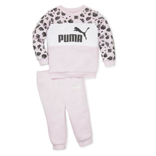 textil Flickor Set Puma ESS PUMA MATES INFANTS JOGGER Rosa