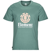 textil Herr T-shirts Element VERTICAL SS Blå