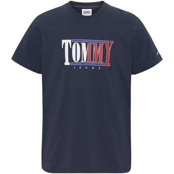 textil Herr T-shirts Tommy Hilfiger  Blå