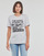 textil Dam T-shirts Volcom LOCK IT UP TEE Grå / Ljus