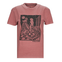 textil Dam T-shirts Volcom VOLCHEDELIC TEE Rosa