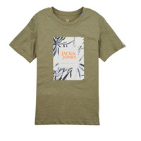 textil Pojkar T-shirts Jack & Jones JORCRAYON BRANDING TEE SS CREW NECK Grön