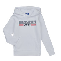 textil Pojkar Sweatshirts Jack & Jones JJECORP LOGO SWEAT Vit