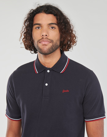 Superdry VINTAGE TIPPED S/S POLO Marin