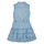 textil Flickor Korta klänningar Guess LYOCELLE SLUB DENIM Blå