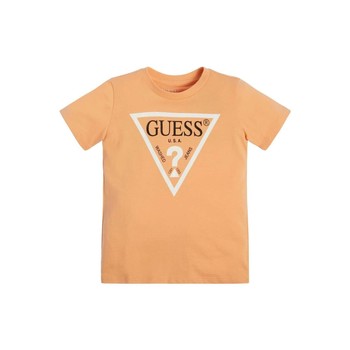 textil Pojkar T-shirts Guess SS TSHIRT CORE Orange