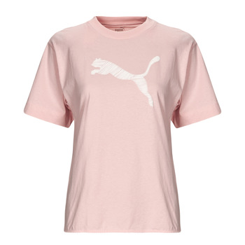 textil Dam T-shirts Puma HER TEE Rosa
