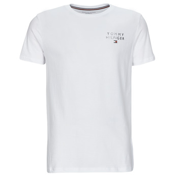 textil Herr T-shirts Tommy Hilfiger CN SS TEE LOGO Vit
