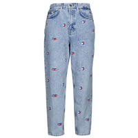 textil Dam Mom jeans Tommy Jeans MOM JEAN UHR TPRD AG7019 Blå