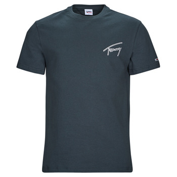 textil Herr T-shirts Tommy Jeans TJM CLSC SIGNATURE TEE Grå / Mörk
