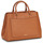 Väskor Dam Handväskor med kort rem Lauren Ralph Lauren HANNA 37-SATCHEL-LARGE Cognac