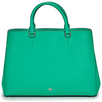 Väskor Dam Handväskor med kort rem Lauren Ralph Lauren HANNA 37-SATCHEL-LARGE Grön