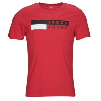 textil Herr T-shirts Jack & Jones JJECORP LOGO TEE SS O-NECK Röd
