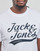 textil Herr T-shirts Jack & Jones JORTREVOR UPSCALE SS TEE CREW NECK Vit