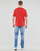 textil Herr T-shirts Jack & Jones JORTREVOR UPSCALE SS TEE CREW NECK Röd