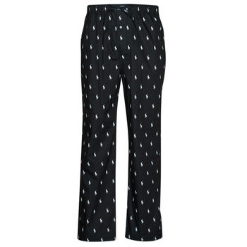 textil Herr Pyjamas/nattlinne Polo Ralph Lauren SLEEPWEAR-PJ PANT-SLEEP-BOTTOM Svart / Vit
