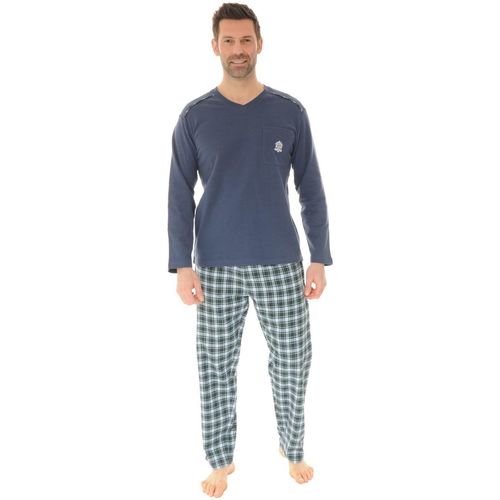 textil Herr Pyjamas/nattlinne Christian Cane SEYLAN Blå