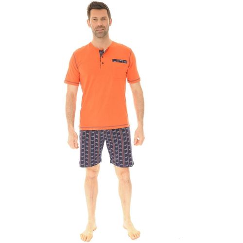 textil Herr Pyjamas/nattlinne Christian Cane SHAD Orange