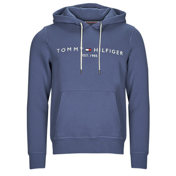 textil Herr Sweatshirts Tommy Hilfiger TOMMY LOGO HOODY Blå