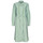 textil Dam Korta klänningar Tommy Hilfiger ORG CO STRIPE MIDI SHIRT-DRESS Vit / Grön