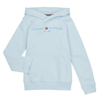textil Barn Sweatshirts Tommy Hilfiger U ESSENTIAL HOODIE Blå