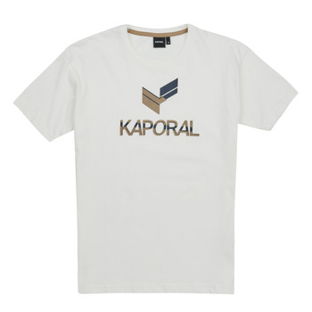 textil Pojkar T-shirts Kaporal PUCK DIVERSION Vit