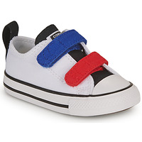 Skor Pojkar Sneakers Converse INFANT CONVERSE CHUCK TAYLOR ALL STAR 2V EASY-ON SUMMER TWILL LO Vit / Blå / Röd