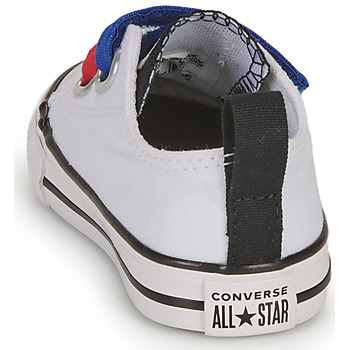 Converse INFANT CONVERSE CHUCK TAYLOR ALL STAR 2V EASY-ON SUMMER TWILL LO Vit / Blå / Röd