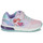 Skor Flickor Sneakers Geox J SPACECLUB GIRL A Vit / Violett