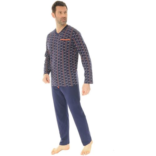 textil Herr Pyjamas/nattlinne Christian Cane SHAD Blå