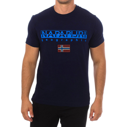 textil Herr T-shirts Napapijri NP0A4GDQ-176 Marin