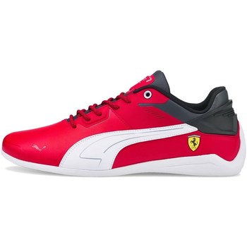 Skor Herr Sneakers Puma Ferrari Drift Cat Delta Vit, Röda