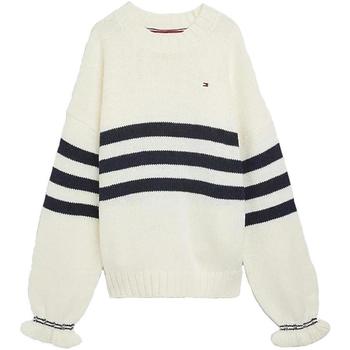 textil Flickor Sweatshirts Tommy Hilfiger  Vit