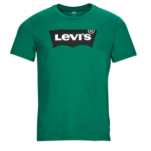 textil Herr T-shirts Levi's GRAPHIC CREWNECK TEE Grön