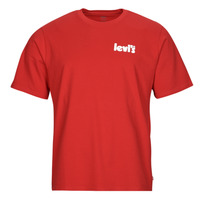 textil Herr T-shirts Levi's SS RELAXED FIT TEE Röd
