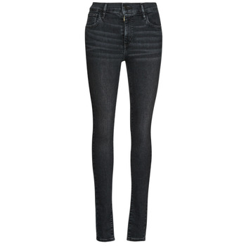 textil Dam Skinny Jeans Levi's 720 HIRISE SUPER SKINNY Svart
