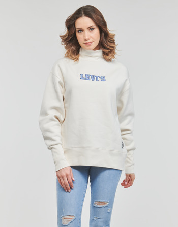 textil Dam Sweatshirts Levi's GRAPHIC GARDENIA CREW Grå