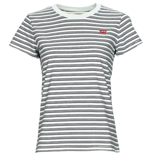 textil Dam T-shirts Levi's PERFECT TEE Blå
