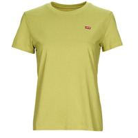 textil Dam T-shirts Levi's PERFECT TEE Mossgrön