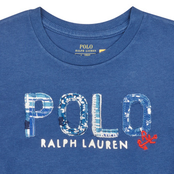 Polo Ralph Lauren SS POLO TEE-KNIT SHIRTS-T-SHIRT Blå